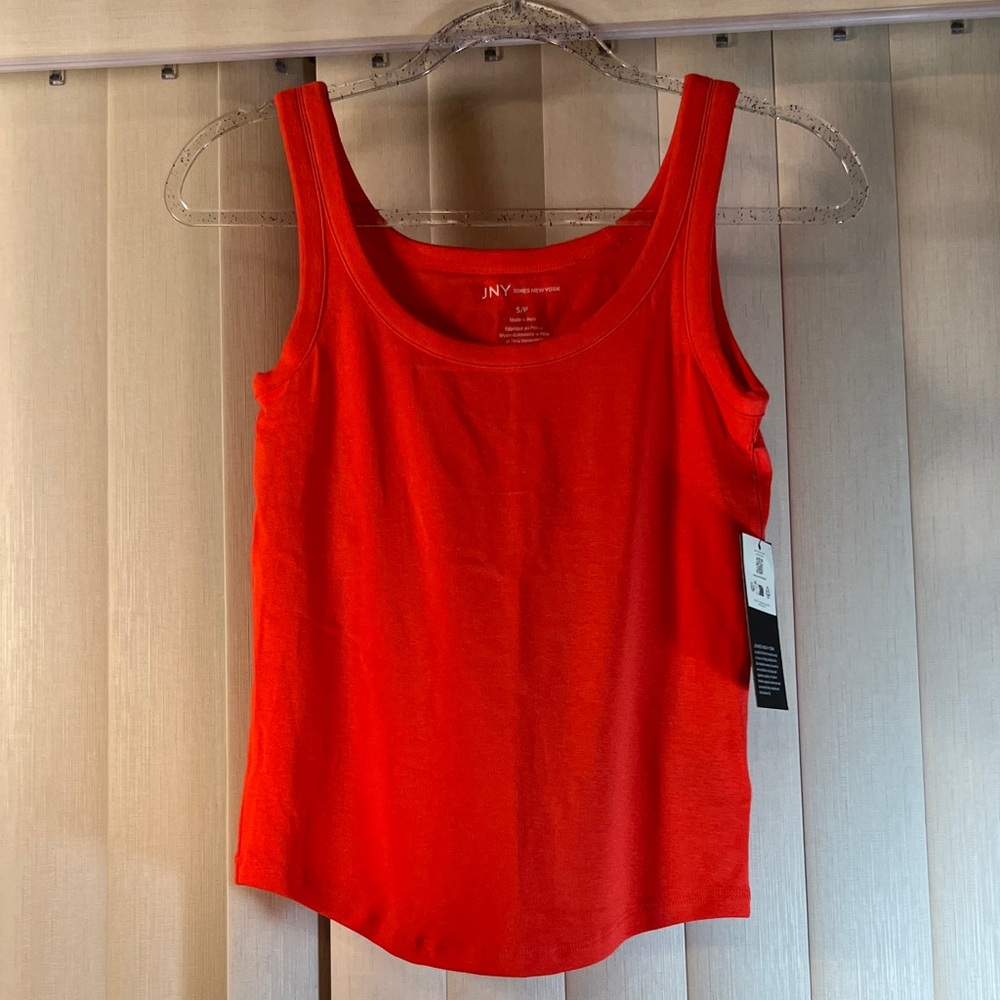 Jones New York Bold Red Tank Top